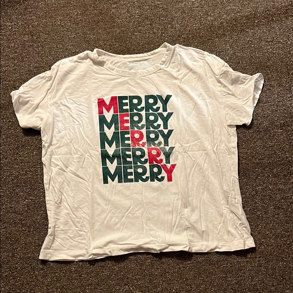 Old Navy White Graphic Tee